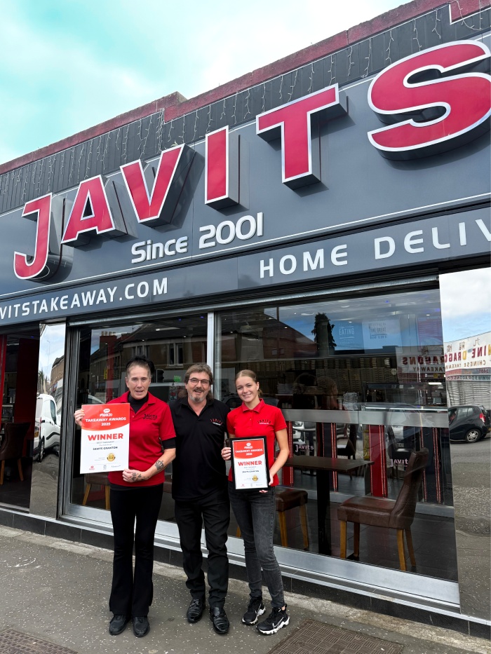  Javits Granton Branch at the Mealzo 2025 Takeaway Awards.